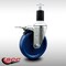 Service Caster 5'' SS Solid Poly Swivel 1-1/2'' Expanding Stem Caster Total Lock Brake SCC-SSEXTTL20S514-SPUS-112 - alternate 2